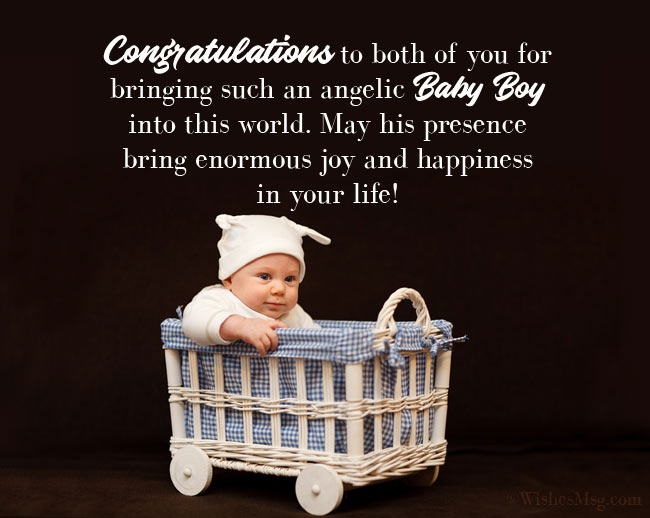 Religious Congratulations Message for Baby Boy