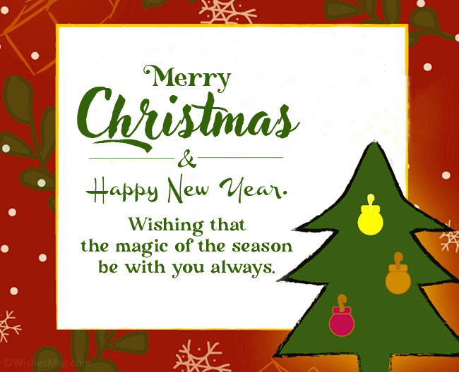 christmas and new year greetings