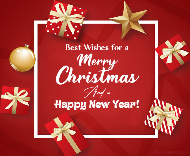 christmas and new year wishes