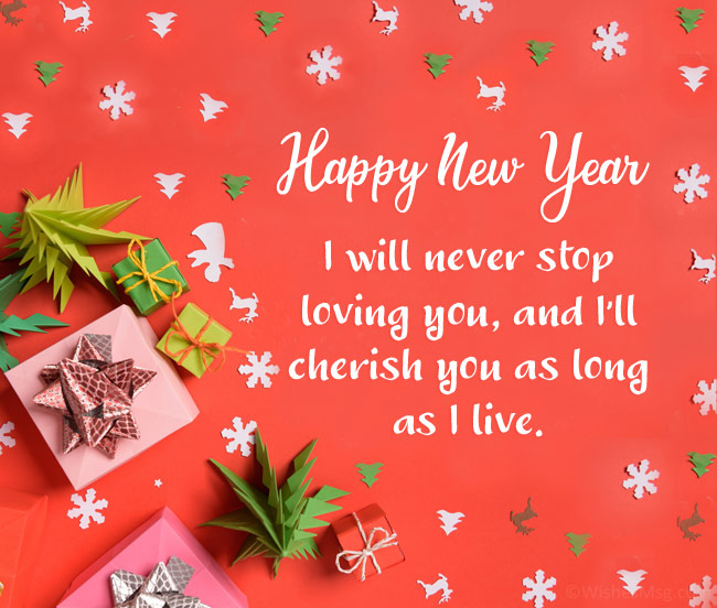 new year wishes for love