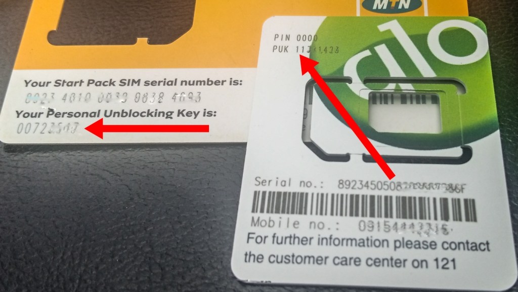 How To Unlock PUK Code On MTN, Airtel, Glo & 9Mobile SIM Card