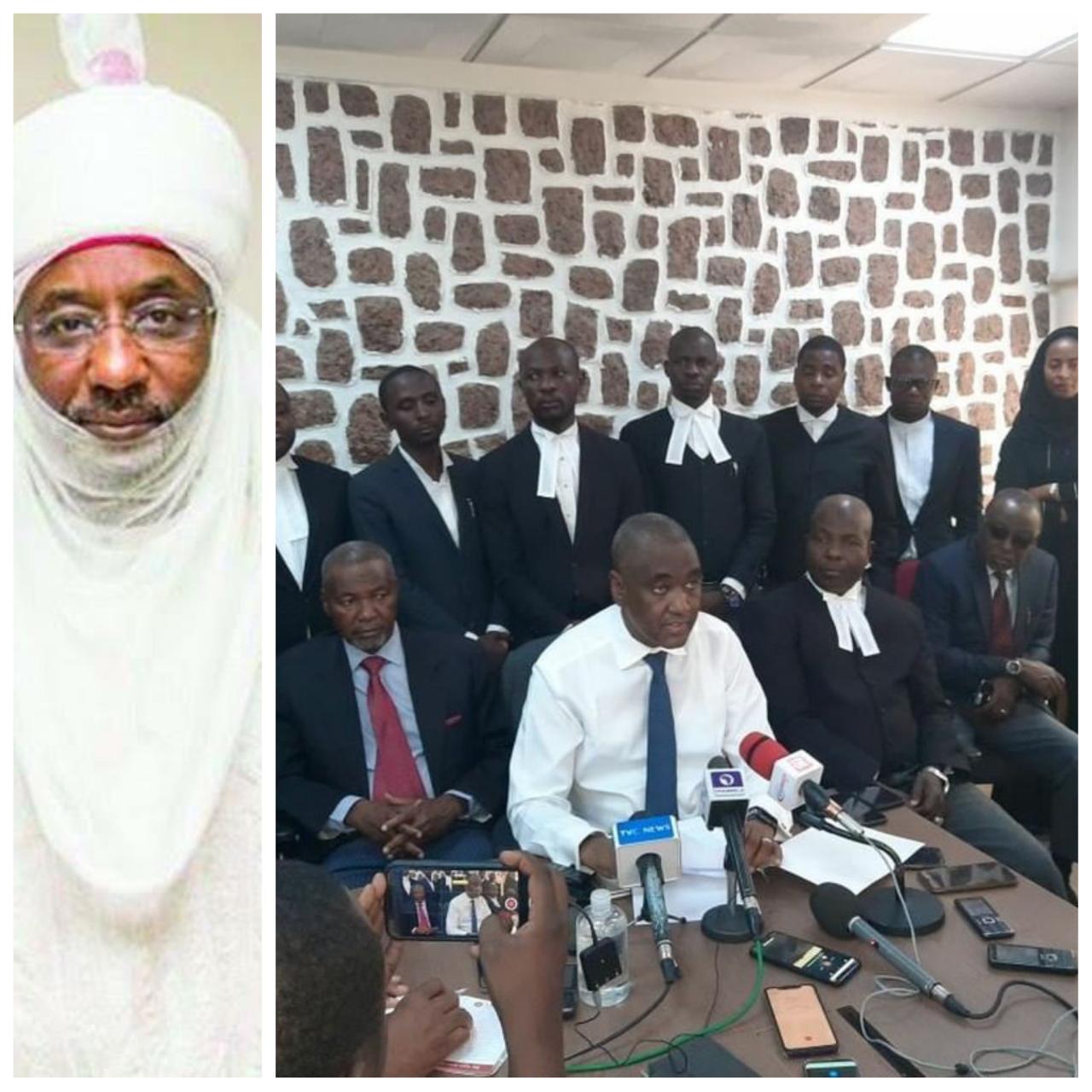 Sanusi heads to court to challenge his banishment