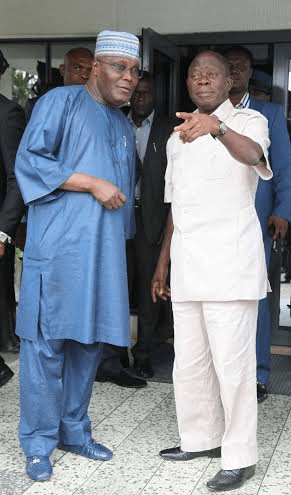 Oshiomhole kicked against fuel subsidy removal under Obasanjo - Atiku